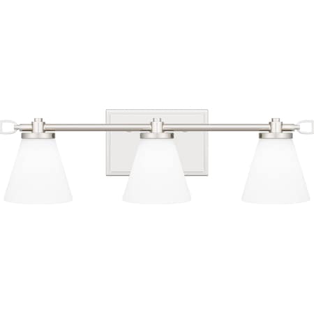 Quoizel Daniels Bath 3 Light Led Polished Nickel DNL8621PK